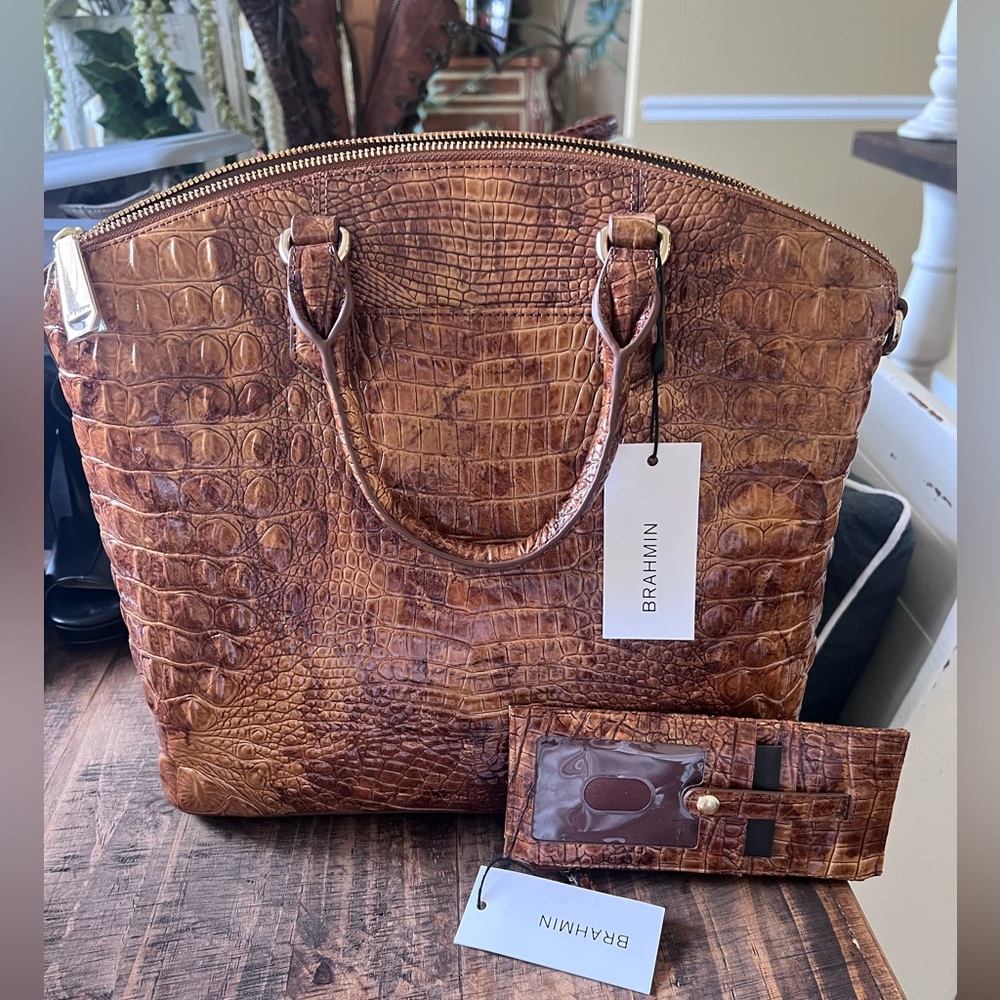 Brahmin bag and wallet